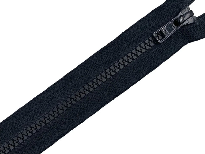 Молния тракторная YKK Т5 c пуллером DA, черный, 20 шт (арт.14084-580)