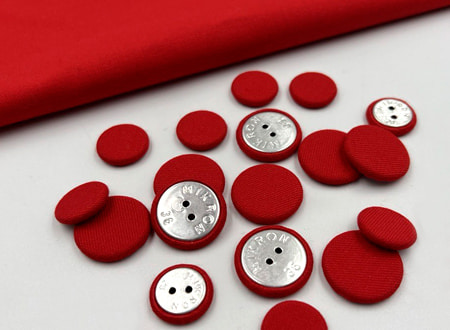 Тканевые пуговицы